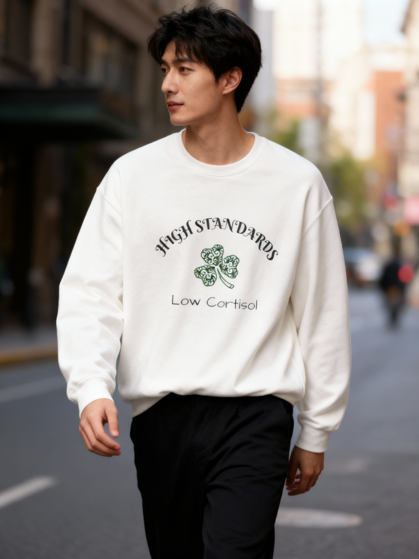 High Standrards, Low Cortisol - Unisex Heavy Blend™ Crewneck Sweatshirt