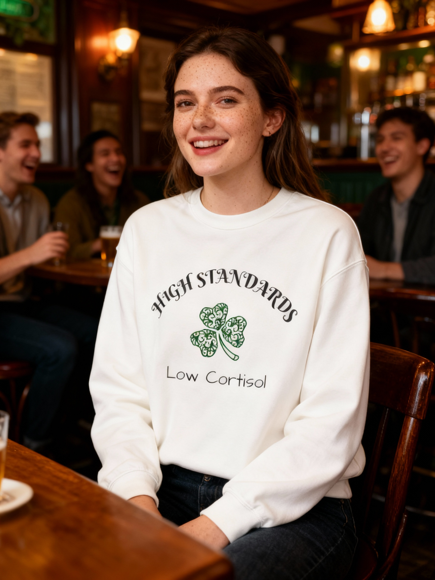 High Standrards, Low Cortisol - Unisex Heavy Blend™ Crewneck Sweatshirt