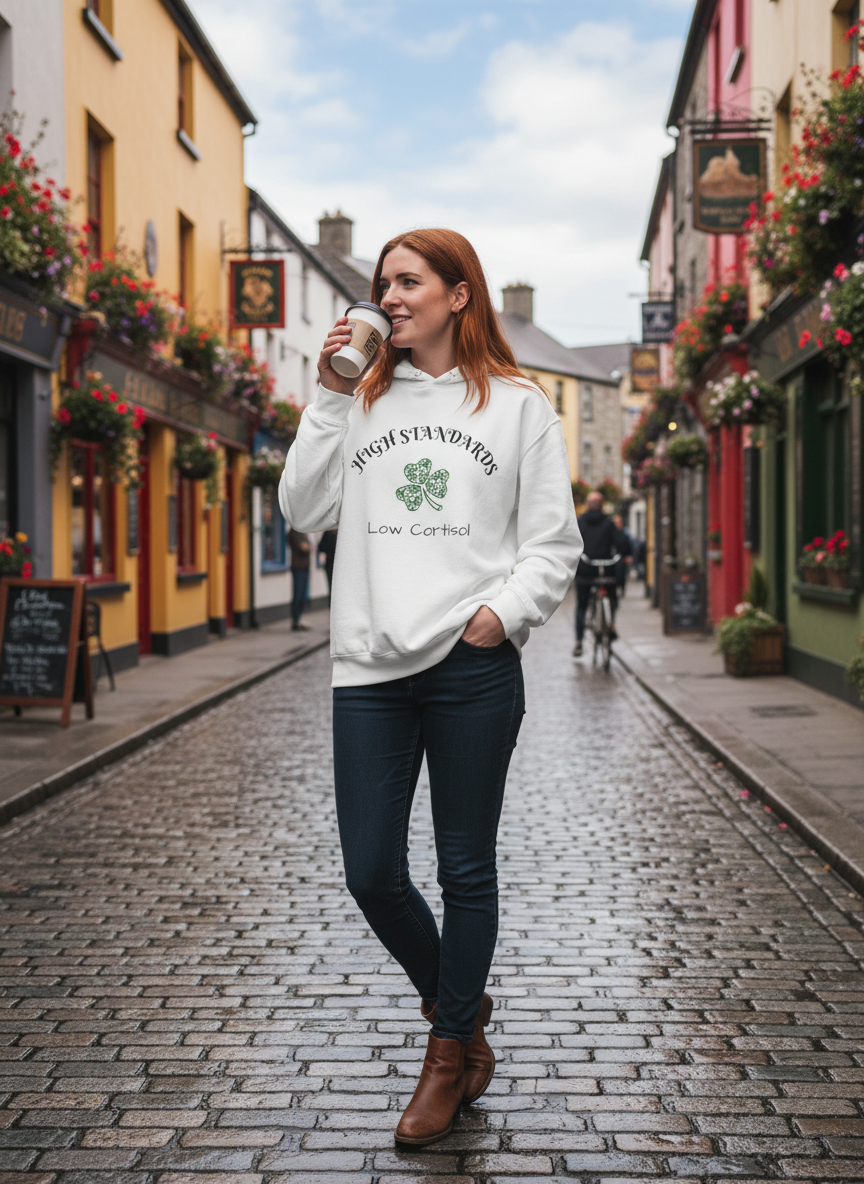 High Standrards, Low Cortisol - Unisex Heavy Blend™ Crewneck Sweatshirt